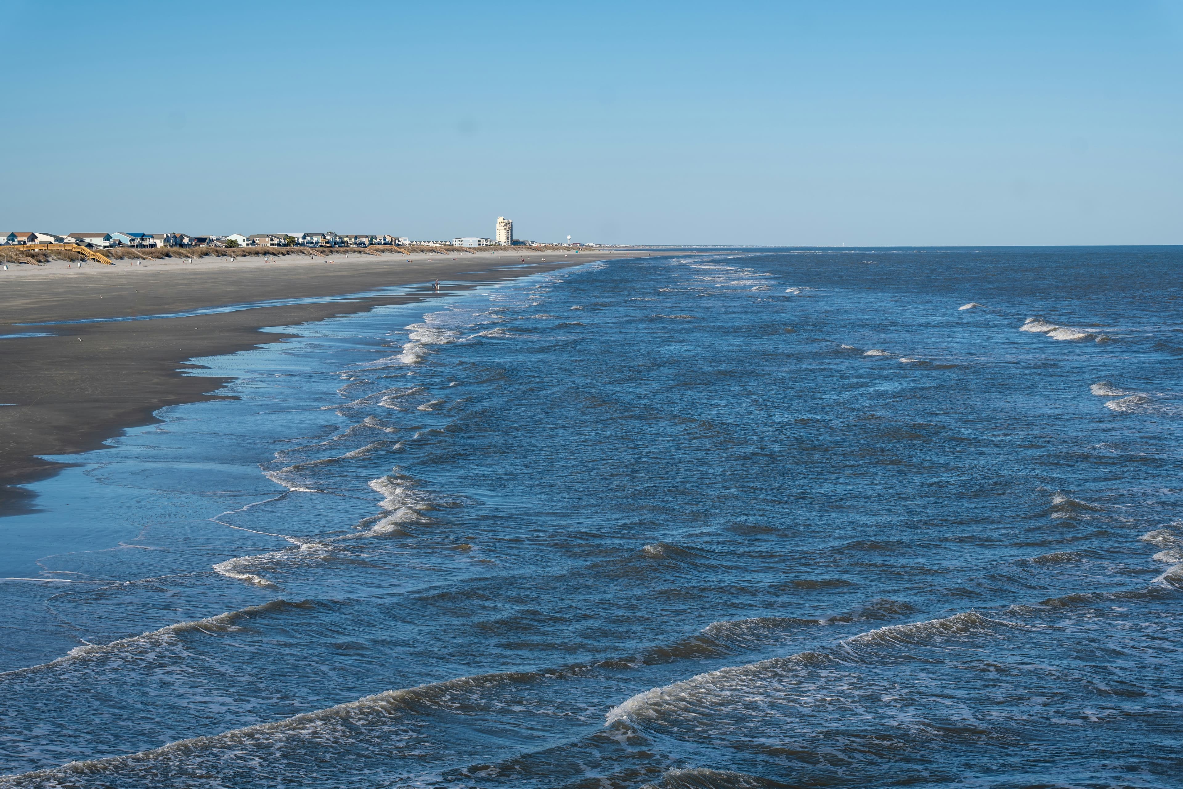 The Atlantic flattening out past the point